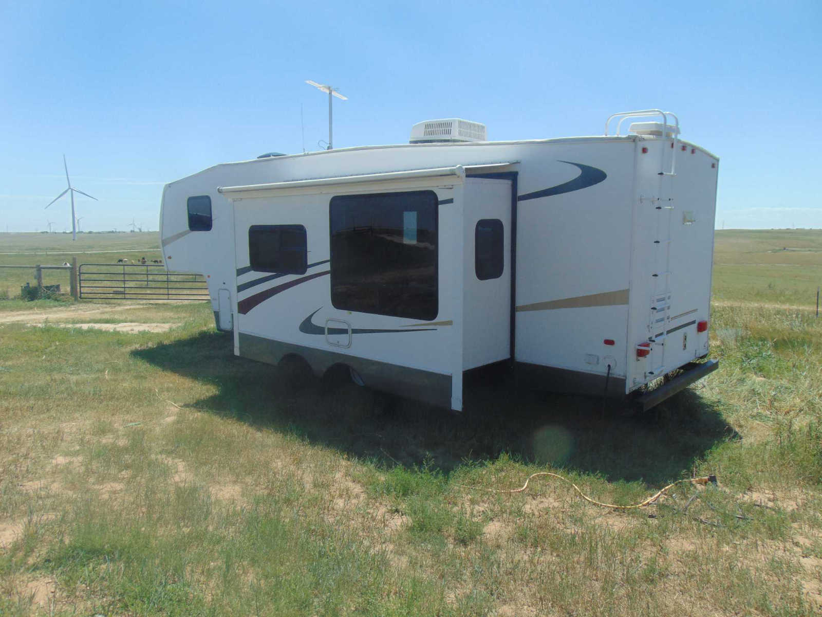 RV with pullout sleeps six outside view